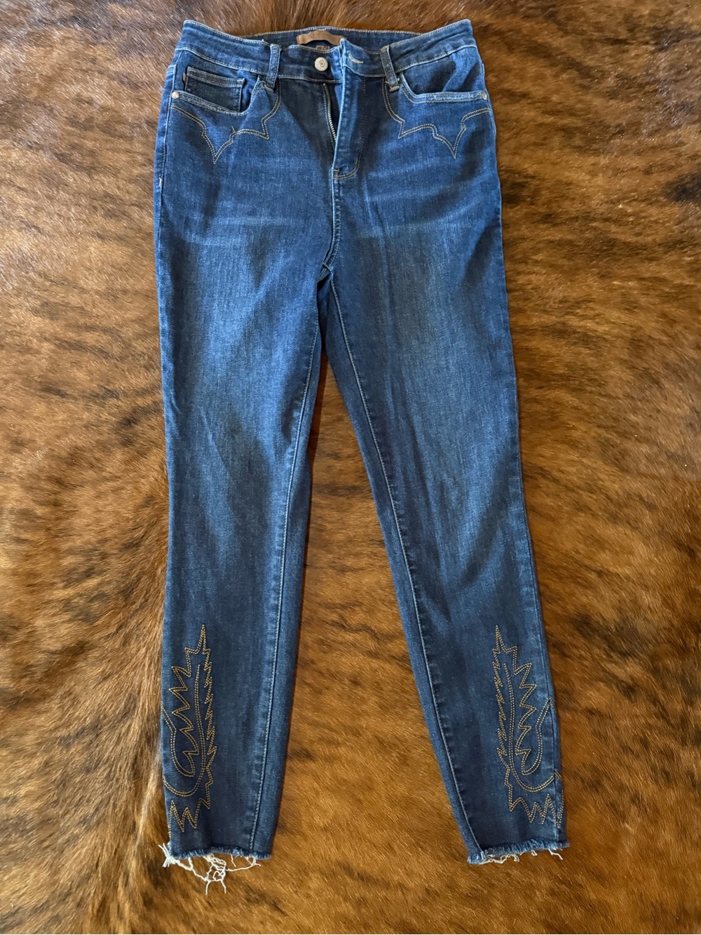 Judy Blue Western Embroidered Skinny Jeans 9/ 29